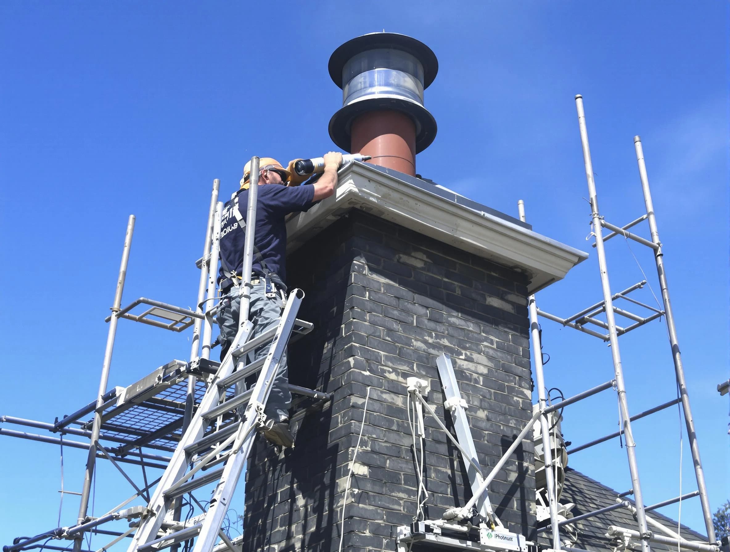 Sturdy chimney crown finished by Dacono Chimney Sweep in Dacono, CO