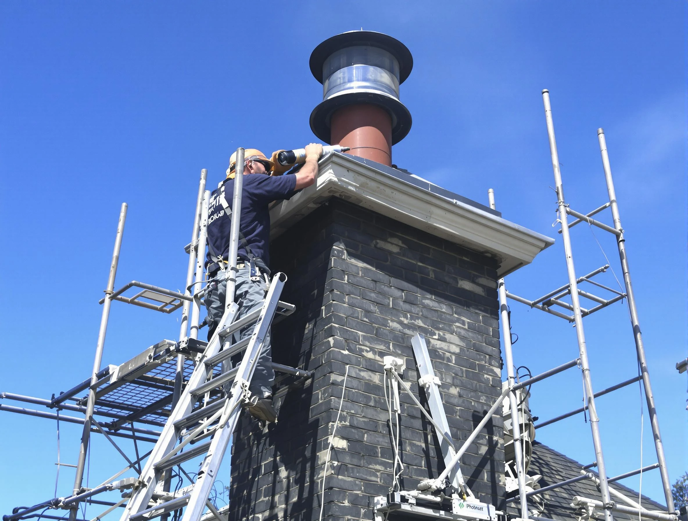 Sturdy chimney crown finished by Dacono Chimney Sweep in Dacono, CO
