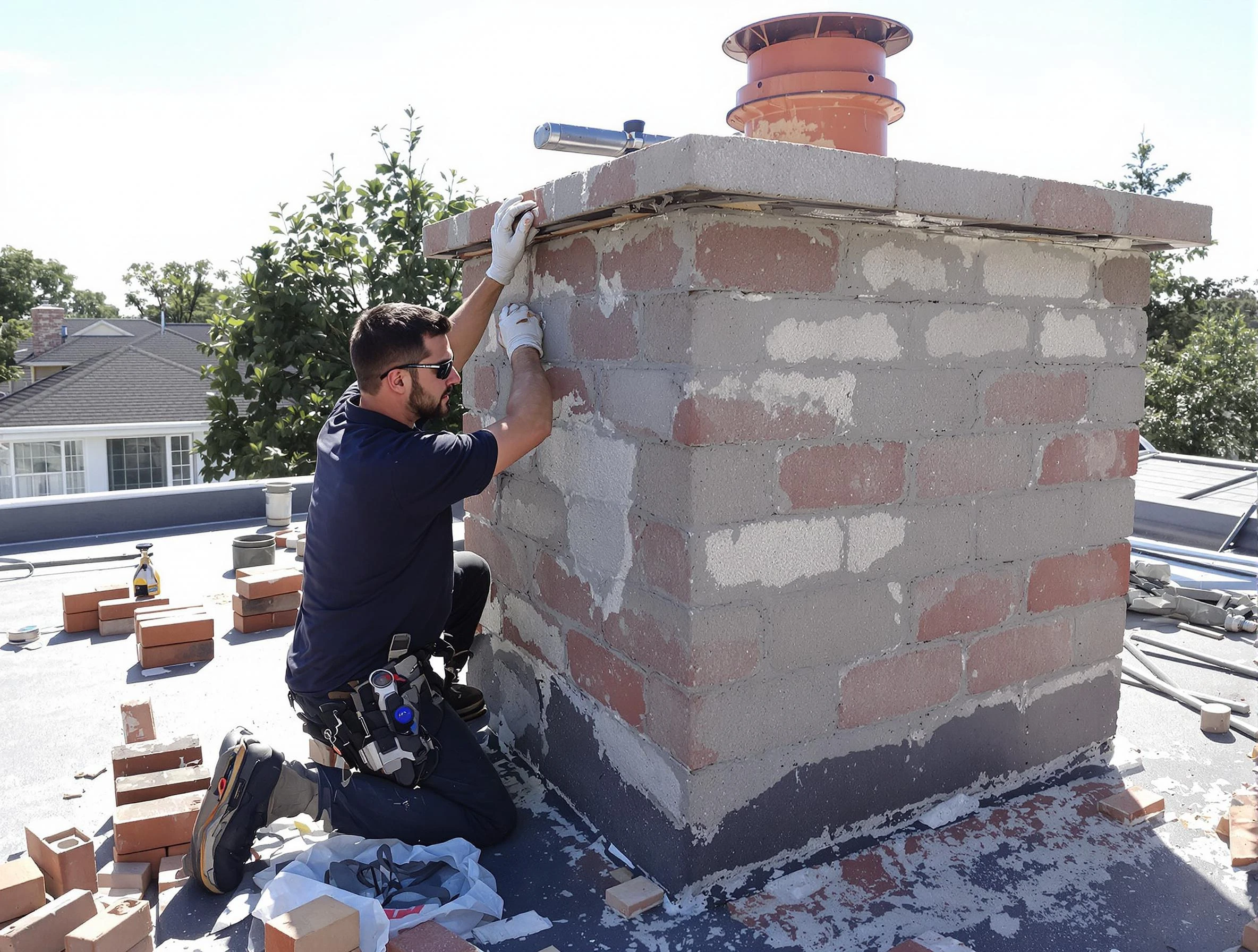 Advanced chimney repair process by Dacono Chimney Sweep in Dacono, CO
